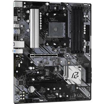 Asrock Mātesplate B550PHANTOMGAMING4, AM4, DDR4 4733+, 4 DIMM, 8 USB 3.2, 1 M.2, 7.1 CH Audio, Gigabit LAN (B550PHANTOMGAMING4)