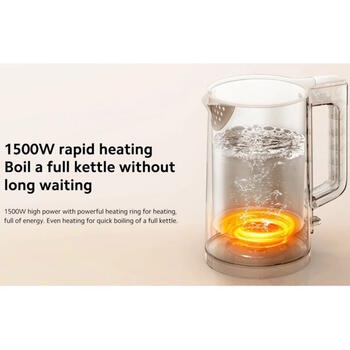 Электрический чайник 1500 W 1.5 L корпус из нержавеющей стали белый Kettle 2 Lite BHR9036EU Xiaomi (BHR9036EU)