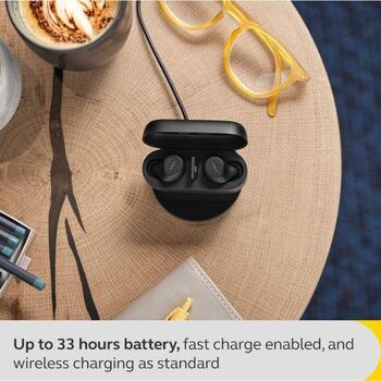 Jabra Наушники Evolve2 Buds 20797-999-999, 20м, 5.4г, 1xUSB, 20-20000Гц, ANC, Bluetooth, 33ч аккумулятор (20797-999-999)