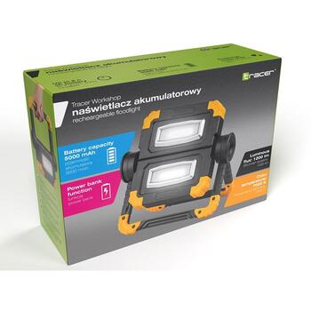 Tracer Прожектор TRAOSW47299, 20W, 1200 lm, 5V, 5000 mAh, до 6ч, IP44 (TRAOSW47299)