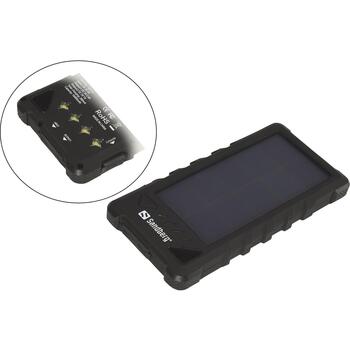 Sandberg 420-35 Уличный Солнечный Powerbank, 16000 mAh, 2xUSB A, 1xUSB C, 5V, 2A, 3.4A, Универсальный, Водонепроницаемый (420-35)