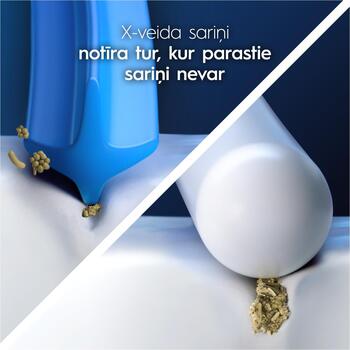 Oral-B zobu birstes uzgaļi EB18pRX-2 3D, 2 gab, 3D White Pro, X formas sariņi, nolietojuma indikators (EB18pRX-2 3D)