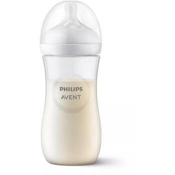 Philips Avent Natural Response детская бутылочка SCY906/01, 330 мл, 3m+, быстрый поток соски, антиколиковый клапан, без BPA (SCY906/01)