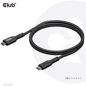 Club3D кабель USB Type-C на Micro USB 1м, USB 2.0, черный, M/M (CAC-1526)