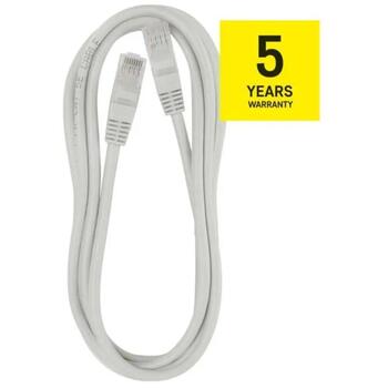 Emos UTP Patch Cable CAT5E S9123, 2м, 8 проводов, RJ45/RJ45, серый, PVC, 1000 Base-T (S9123)