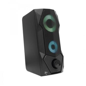White Shark FLOW компьютерная колонка, 5 Вт, 2.0, 180-20000 Гц, 70 дБ, 3.5 мм, USB, черный (FLOW)