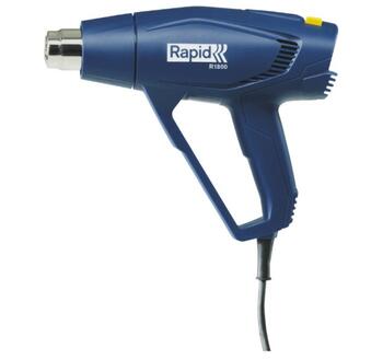 Rapid R1800 5001341 термовоздушная пушка, 1800 Вт, 300–550 °C, 250–450 л/мин, 2 режима, защита рукоятки (5001341)