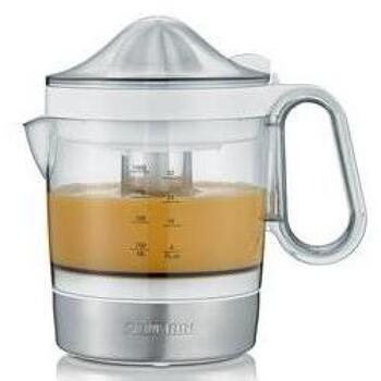 Severin Citrusaugļu sulu spiede 3535 CP3535, 40 W, 1 l, divi konusi, mehāniska kontrole, sudraba un balta (3535)
