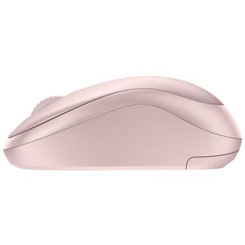 Logitech оптическая мышь M240 910-007121, 10м, 3 кнопки, батарея AA, розовая, эргономичная, тихий клик (910-007121)