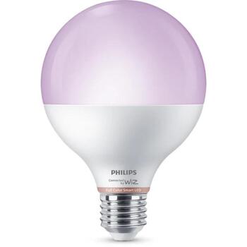 Philips умная светодиодная лампа WFB 75W G95 822-65 RGB 1PF/6 8720169170919, E27, 11Вт, 1055лм, 2200-6500K, Wi-Fi, Bluetooth (8720169170919)