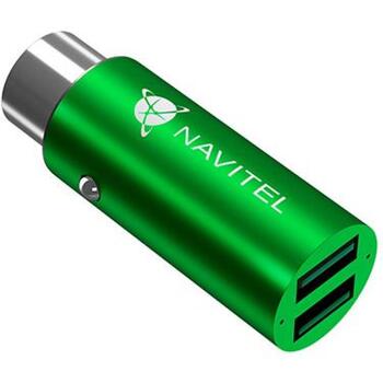 Navitel automašīnas adapteris UC323, 5 V, 12-24 V, 2 USB porti, 0.05 kg (UC323)