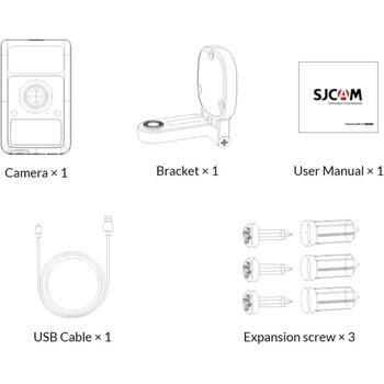 Sjcam Умная Камера S1-WH, 2K, 1080P, LED, инфракрасный, 3–6 месяцев (S1-WH)