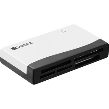 Sandberg кардридер 133-46, 22г, 480 Мбит/с, USB, CF, MMC, MS, MicroSD, SD, SDHC, SDXC, xD (133-46)