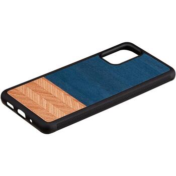 Man&Wood чехол M6640B, синий, совместим с Samsung Galaxy S20 Plus, 6.7 дюйма (M6640B)