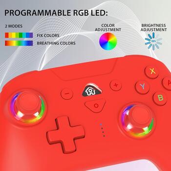 Subsonic bezvadu kontrolleris Switch SA5633-3, 9h, 10h, 6 asu žiroskops, 3 vibrācijas līmeņi, 2 programmējamas pogas (SA5633-3)
