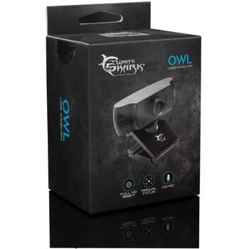White Shark Вебкамера OWL GWC-004, 1920 x 1080, 30 кадров/с, 1,5 м, USB 2.0, Встроенный микрофон, 360° поворот (OWL)
