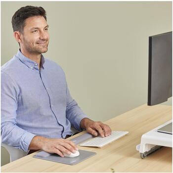 Fellowes Breyta компактная подставка для клавиатуры 100142571, 32см, 6см, 1.75см, силикон, патентованная технология HEX (100142571)