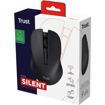 Trust USB оптическая мышь Mydo 25084, 1800 DPI, 10м беспроводной диапазон, 4 кнопки, тихий клик (25084)