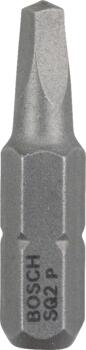 Iekšējais četrkanta uzg. L=25 mm, R2, 3 gab., Urbjmašīnām/skrūvgriežiem SKRŪVGRIEŽA UZGALIS EXTRA HARD, 2608521109, BOSCH (2608521109)