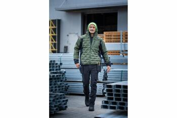 Hogert Jaka HT5K924-L, 240 g/m², vīriešu, rudens ziema, kapuce, 100% poliesteris, atstarojoši elementi (HT5K924-L)