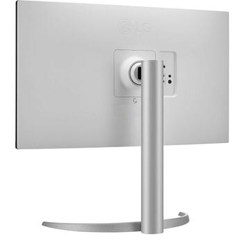 LG LCD монитор 27UP650K-W, 68.6 см, 3840 x 2160, 4K Ultra HD, LED, 5 мс, 16:9, 178°, VESA крепление, регулируемая подставка (27UP650K-W)