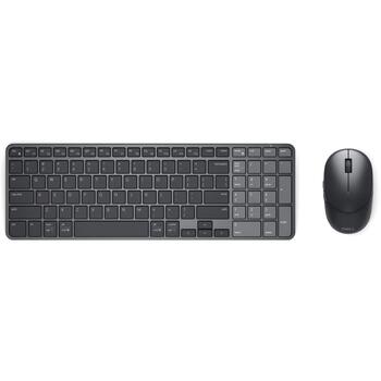 Dell Pro 7 перезаряжаемая компактная клавиатура и мышь - KM746, 2.4 GHz, беспроводная, Bluetooth, США международная, графит (580-BDSC)