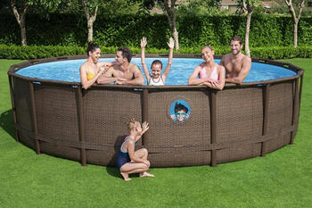 Бассейн Power Steel Swim Vista Series 488x122cm 56725 BESTWAY (56725)