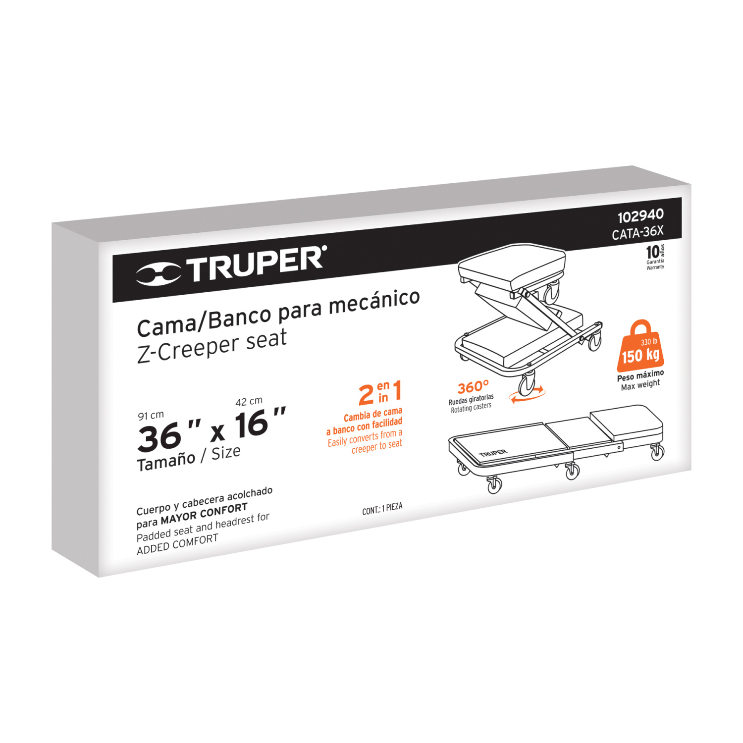Servisa krēsls & remonta ratiņi CATA-36X TRUPER (CATA-36X)