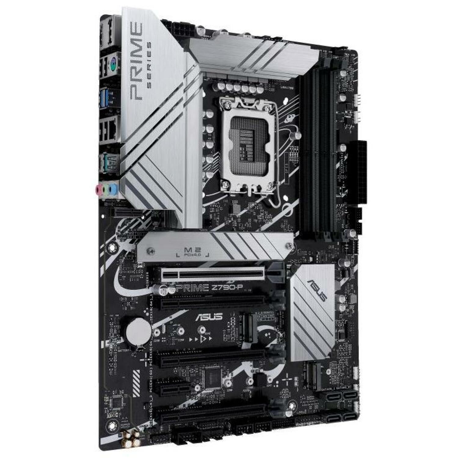 Asus Материнская плата PRIME Z790-P, LGA 1700, DDR5, 128 ГБ, 4 DIMM, 1 M.2, 4 SATA III, 2.5 Гбит Ethernet, 7.1 аудио (PRIMEZ790-P)