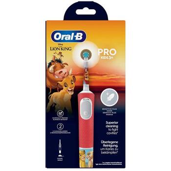 Oral-B elektriskā zobu birste Pro Lion King, 1 galviņa, 2 režīmi, bērniem, uzlādējama (Pro Lion King)