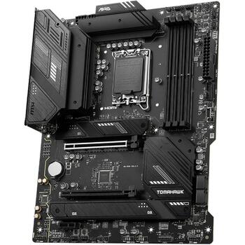 MSI MAGB760TOMAHAWKWIFI, mātesplate, LGA 1700, DDR5, 128 GB, 4 DIMM, 3 M.2, 2 PCIe x16, 2.5 Gb Ethernet, Wi-Fi 6E, 7.1 audio (MAGB760TOMAHAWKWIFI)