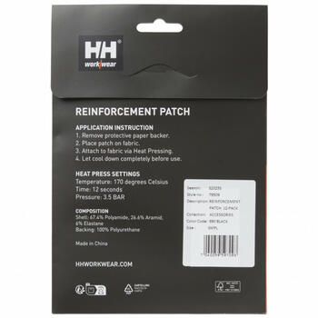 Helly Hansen Патч для ремонта/усиления одежды 79509_990, 2 шт., 67,4% полиамид, 26,6% арамид, 6% эластан, 100% полиуретан (79509_990)