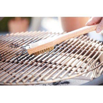 Barbecook vara un tērauda grila birste restu tīrīšanai 31cm dižskābarža rokturis nerūsējošā tērauda skrāpis FSC BC-ACC-7074 (BC-ACC-7074)