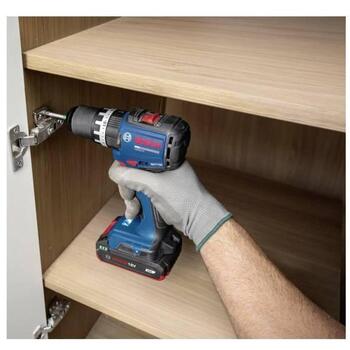 BOSCH GSB18V-52 06019S0123 ударная дрель, 18В, 2x2.0Ач, 25/52/70Нм, 500-1900об/мин, бесщеточный двигатель (06019S0123)