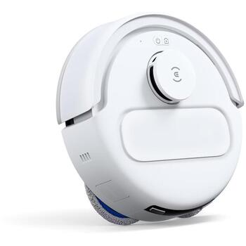 Ecovacs робот-пылесос DEEBOT MINI 2, 10000 Па, 3200 мАч, 189 мин, влажная и сухая уборка, док-станция, лазерная навигация, белый (DEEBOT MINI 2)