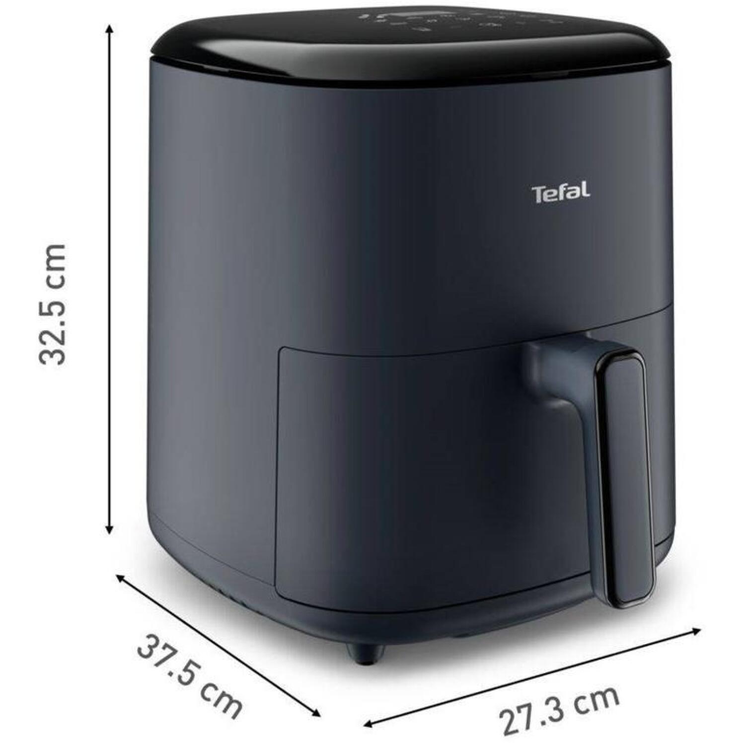 Tefal Gaisa fritēze EY245B10 Easy Fry Max, 1500 W, 5 L, tumši pelēks, 10 programmas, LCD displejs, neadhezīvs (EY245B10)