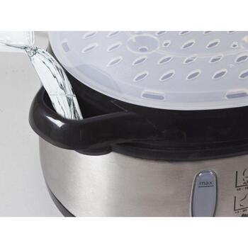 Beper Пароварка BC.250, 800W, 9L, 3 отсека, 1L резервуар для воды, автоматическое отключение, контейнер для риса (BC.250)