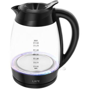 Lafe Электрический чайник Essential XL LAFCZA47573, 2200 W, 2 л, стекло, автоматическое отключение, индикатор уровня воды (LAFCZA47573)