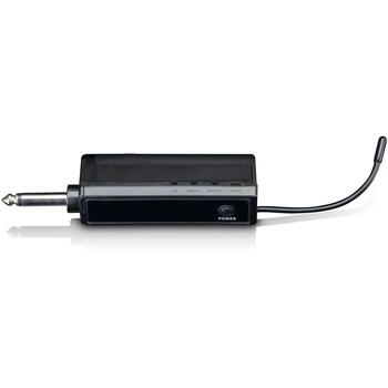 Lenco беспроводной микрофон MCW-011BK, 863.5 MHz, 15м, 6.3mm jack mono, динамический, 130dB, черный (MCW-011BK)