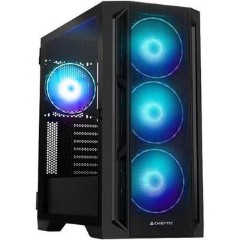 Chieftec Kaste APEX LUMO GA-01B-L-OP, 4x140mm, 2xUSB 3.0, 2x3.5