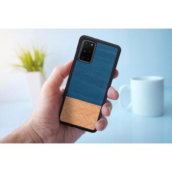 Man&Wood чехол M6640B, синий, совместим с Samsung Galaxy S20 Plus, 6.7 дюйма (M6640B)