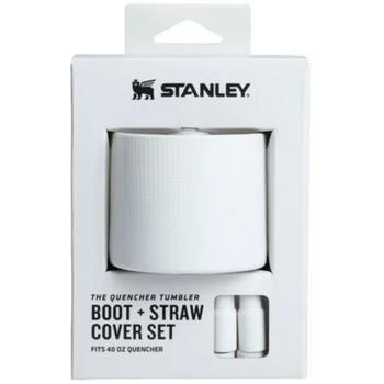 Stanley Защитный чехол и крышка для соломинки комплект 2812477067 1,18L, белый, силикон, можно мыть в посудомоечной машине (2812477067)
