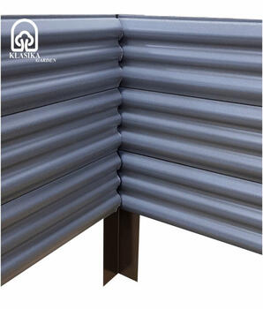 Paaugstinātā dārza dobe KLASIKA Woodlook 1500x750x300mm, pelēka; GP1507530P (GP1507530P)