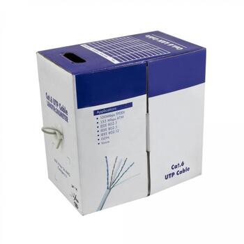 Sbox Tīkla kabelis UTP-CAT6-305, 305m, Cat.6, RJ-45 uz RJ-45, pelēks (UTP-CAT6-305)