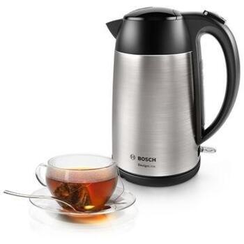 Bosch Электрический чайник TWK3P420, 2400 Вт, 1.7 л, нержавеющая сталь, 360° поворотная база, автоматическое отключение (TWK3P420)