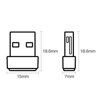 AC600 Nano беспроводной USB адаптер, TP-Link, Archer T2U Nano, 5GHz, 2.4GHz, 433Mbps, 200Mbps (ARCHERT2UNANO)