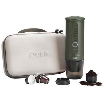 Outin Nano A000011, 7500mAh, 20 бар, 92°C, 80мл, 200с, USB/12В/24В, кофеварка, зеленый, с чехлом (A000011)
