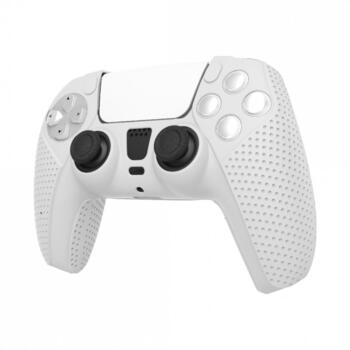 White Shark Защитный чехол BODYLOCK-W, совместим с PS5, экологичный силикон, мягкое ощущение (BODYLOCK-W)