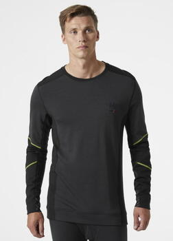 Helly Hansen термофутболка 75106_999-M, M, 215 g/m², 57% шерсть мериноса, 43% полипропилен, Lifa Stay Warm, без плечевых швов (75106_999-M)