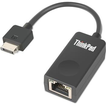 Lenovo Ethernet Extension Adapter Gen 2 4X90Q84427, 0.08 м, RJ-45 - женский, черный, Plug and Play (4X90Q84427)